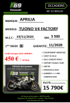 APRILIA TUONO 1100 V4 FACTORY