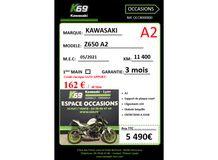 KAWASAKI Z 650 A2
