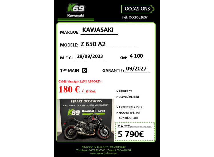 KAWASAKI Z650 A2