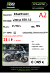 KAWASAKI VERSYS 650 A2