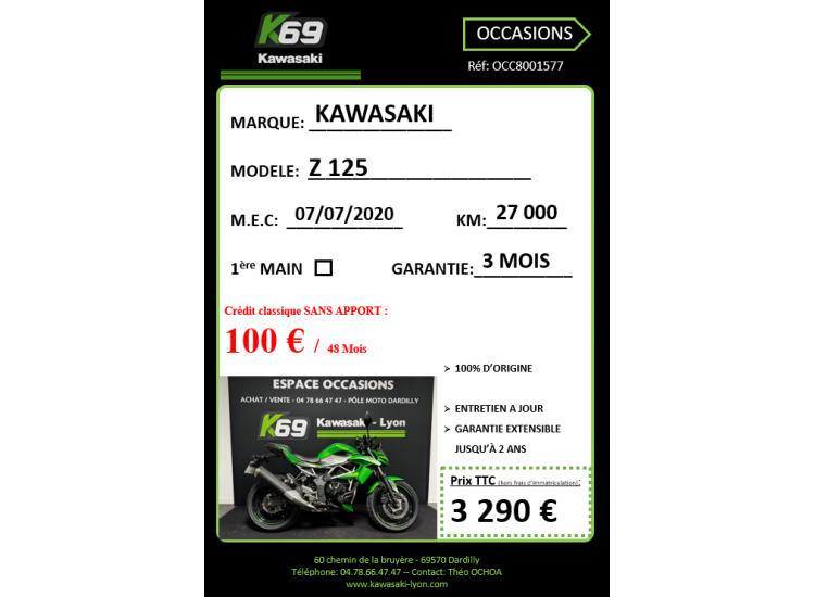 KAWASAKI Z125