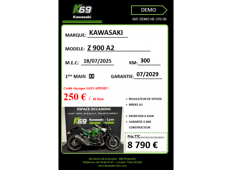 KAWASAKI Z900 A2