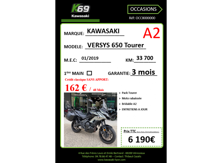 KAWASAKI VERSYS 650