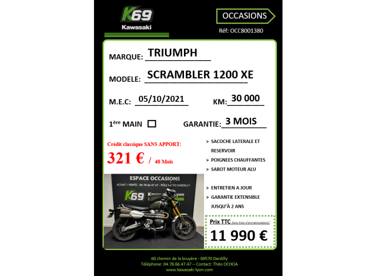 TRIUMPH SCRAMBLER 1200 XE