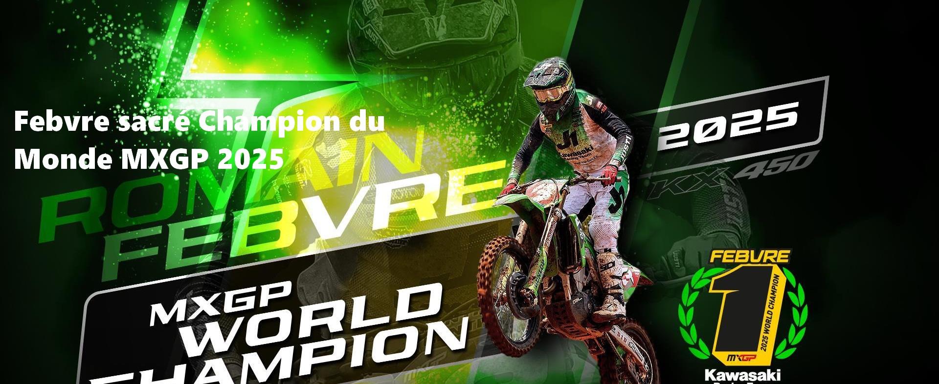 Febvre Champion du Monde 2025